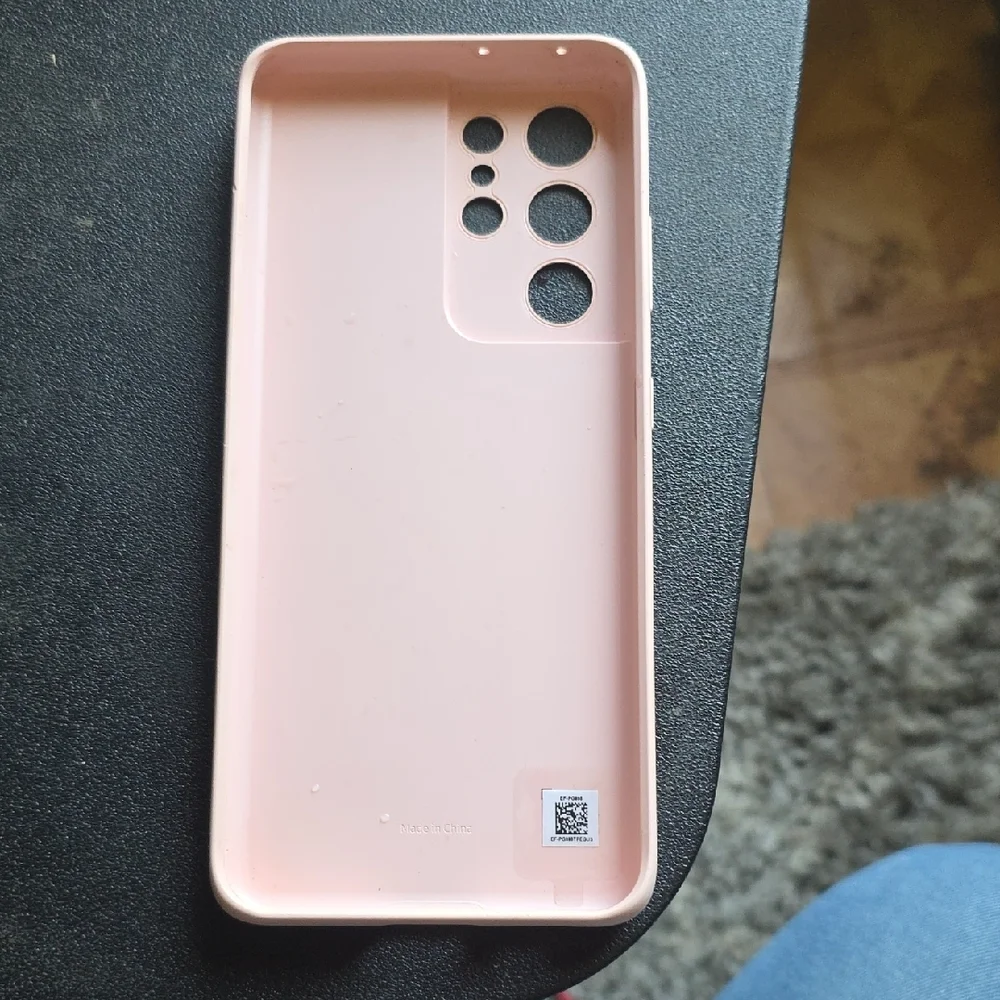 Samsung Silicone Cover for Galaxy S21 Ultra - Pink
